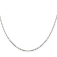 Sterling Silver 1.35mm Octagonal Snake Chain view 2
