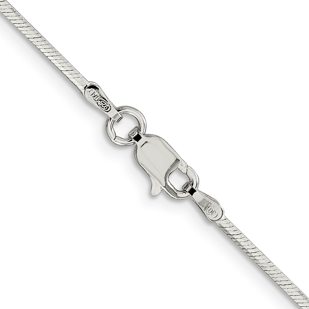 Sterling Silver 1.35mm Octagonal Snake Chain (QOS040-30)
