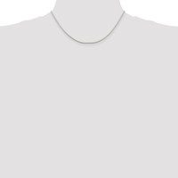 Sterling Silver 1.35mm Octagonal Snake Chain view 4