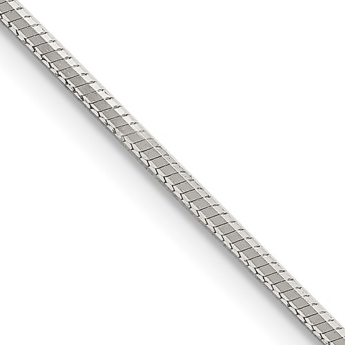 Sterling Silver 1.35mm Octagonal Snake Chain