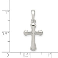 Sterling Silver Cross Charm view 3