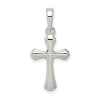 Sterling Silver Cross Charm view 1