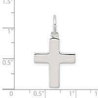 Sterling Silver Latin Cross Charm view 3