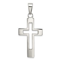 Sterling Silver Cross Pendant view 4