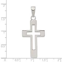 Sterling Silver Cross Pendant view 3