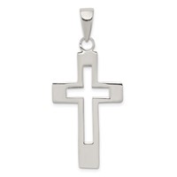 Sterling Silver Cross Pendant view 1