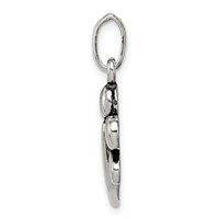 Sterling Silver Antiqued Dragonfly Pendant view 2