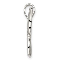 Sterling Silver Polished Butterfly Pendant view 2