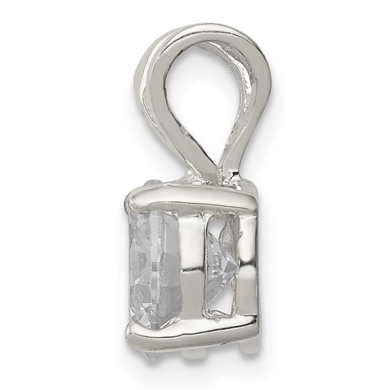 Sterling Silver CZ Slide Pendants