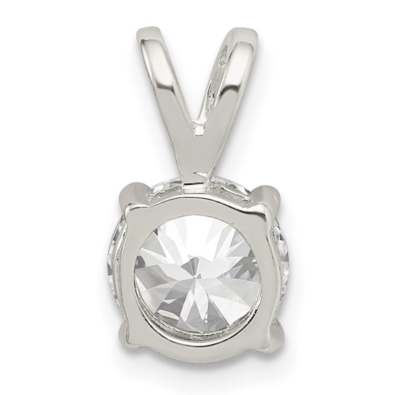 Sterling Silver CZ Slide Pendants