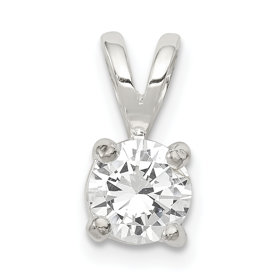 Sterling Silver CZ Pendant (QP14)