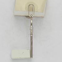 Sterling Silver Rhodium-plated Key Pendant view 2