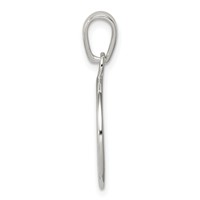 Sterling Silver Peace Sign Pendant view 2