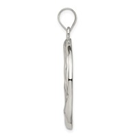 Sterling Silver Polished Peace Pendant view 2