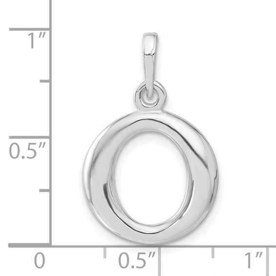 Sterling Silver Round Polished Pendant