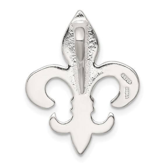 Sterling Silver Fleur De Lis Slide