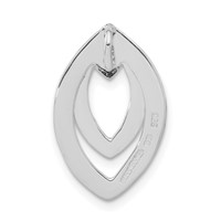 Sterling Silver Moveable Drop Pendant view 4