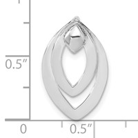 Sterling Silver Moveable Drop Pendant view 3