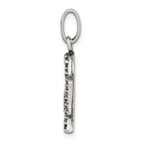 Sterling Silver CZ Heart Pendant view 2