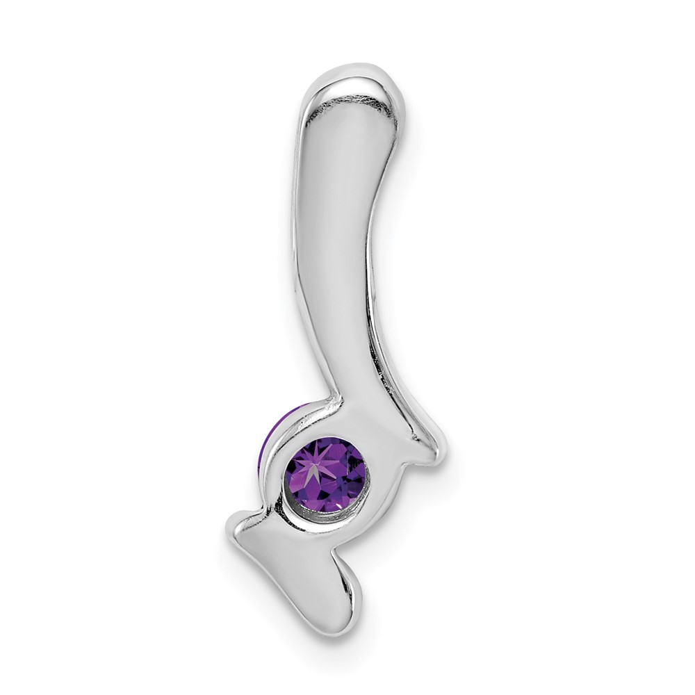 Sterling Silver Amethyst Pendant (QP302)