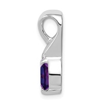 Sterling Silver Amethyst Pendant view 2