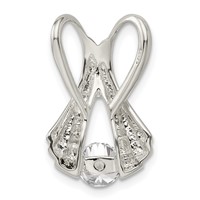 Sterling Silver CZ -Fits Up to 10mm Cubetto- Slide view 4