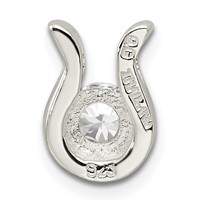 Sterling Silver 6mm CZ Chain Slide view 4
