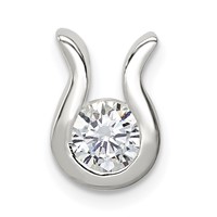 Sterling Silver 6mm CZ Chain Slide view 1