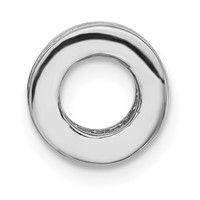 Sterling Silver Polished CZ Bead view 2