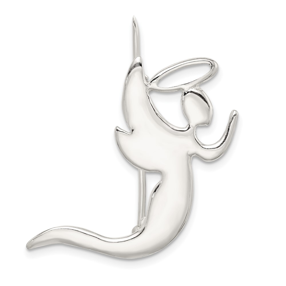 Sterling Silver Angel Kneeling in Prayer Pin (QP466)