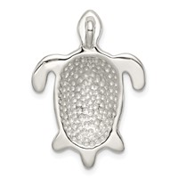 Sterling Silver Pink Mother of Pearl Turtle Slide view 4