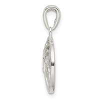 Sterling Silver Polished Tree Pendant view 2