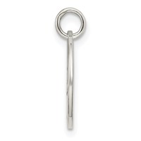 Sterling Silver Polished Tree Cut-out Charm view 2