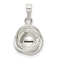 Sterling Silver Polished 7-8mm Button Synthetic Pearl Pendant view 4