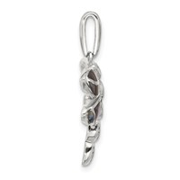 Sterling Silver Abalone Dragonfly Pendant view 2