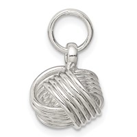 Sterling Silver Love Knot Small Pendant view 2
