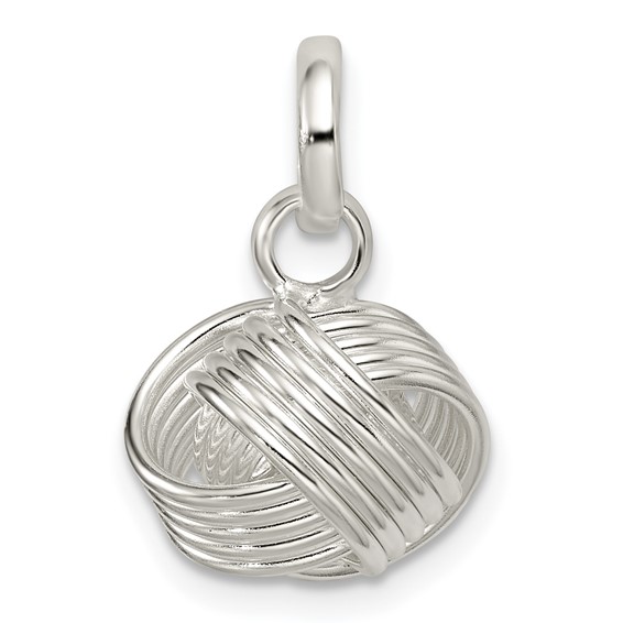 Sterling Silver Love Knot Pendants