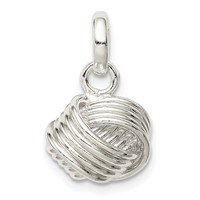 Sterling Silver Love Knot Small Pendant view 1