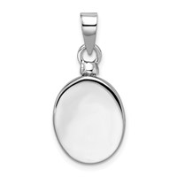 Sterling Silver Rhodium-plated Enameled Praying Hands Screw Top Ash Holder Pendant view 3