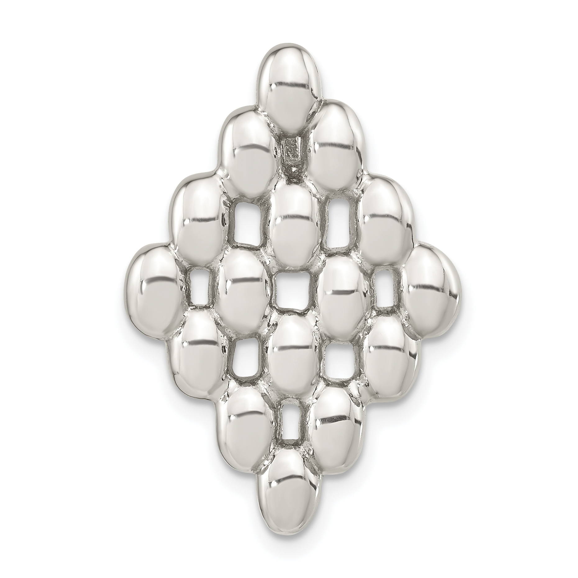 Sterling Silver Polished Fancy Chain Slide (QP5434)