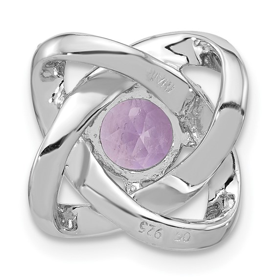 Gemstone/CZ Chain Slide Pendants