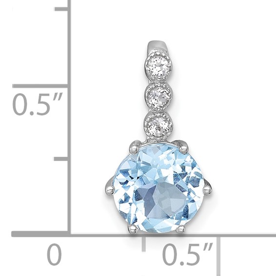 Sterling Silver Gemstone Chain Slide