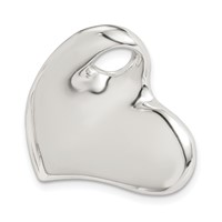 Sterling Silver Heart Pendant view 1