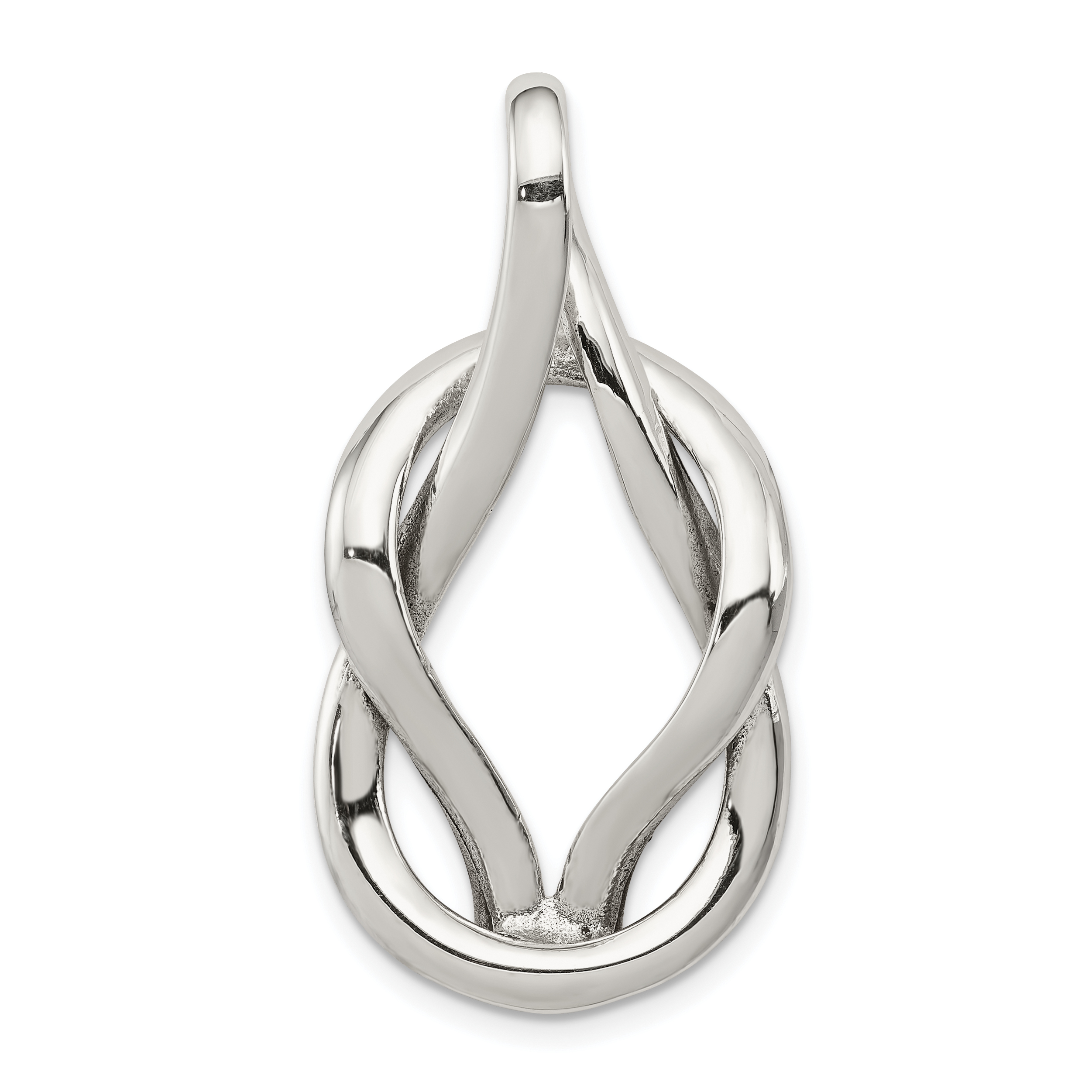 Sterling Silver Fancy Slide (QP726)