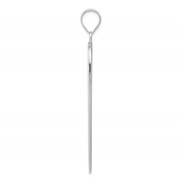 Sterling Silver Rectangle -Fits Up to 6mm Cubetto- Pendant view 2