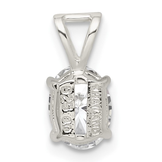 Sterling Silver CZ Pendant