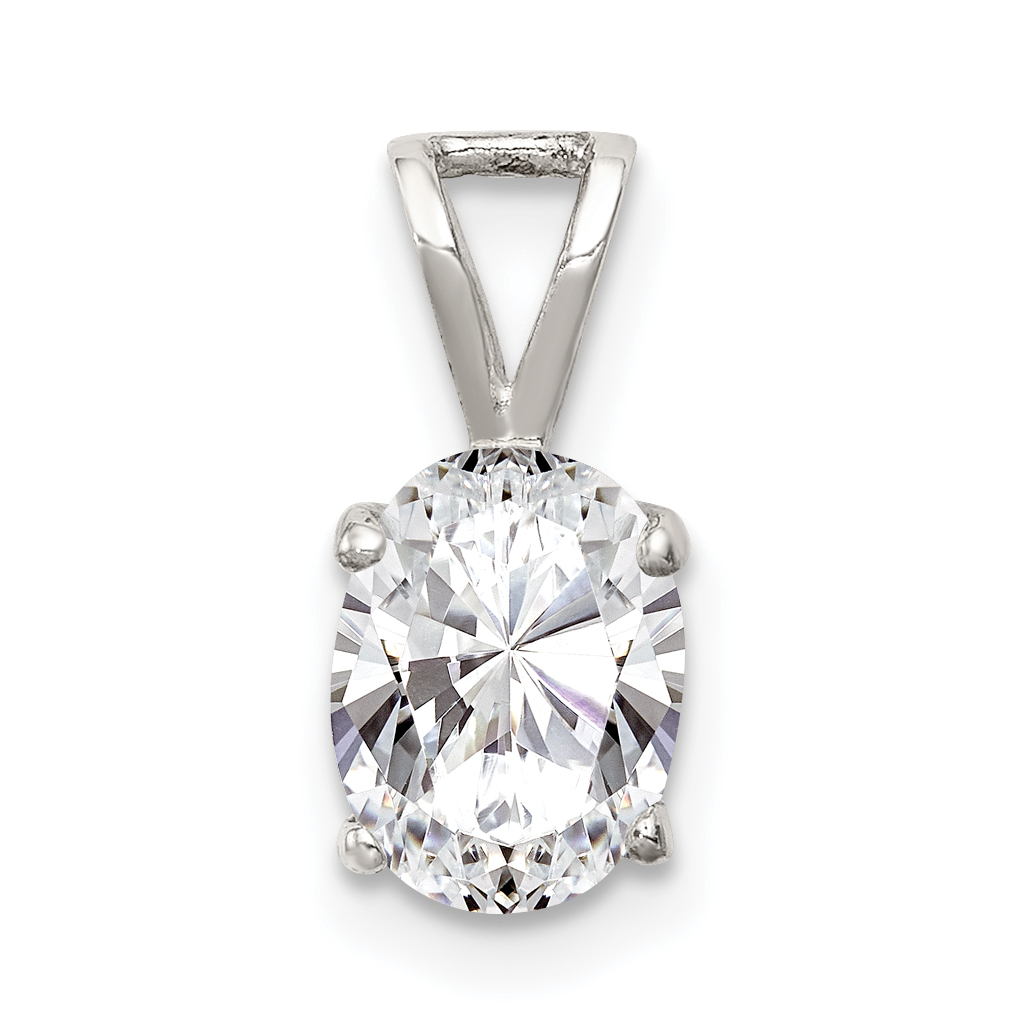 Sterling Silver CZ Pendant (QP814)