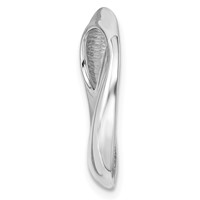 Sterling Silver Rhodium-plated -Fits Up to 4mm Cubetto- Circle Slide view 2