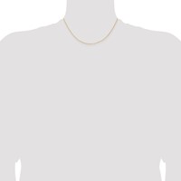 Sterling Silver Flash Gold-plated Curb Chain view 2