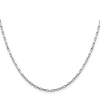 Sterling Silver 1.65mm Elongated Box Chain view 2